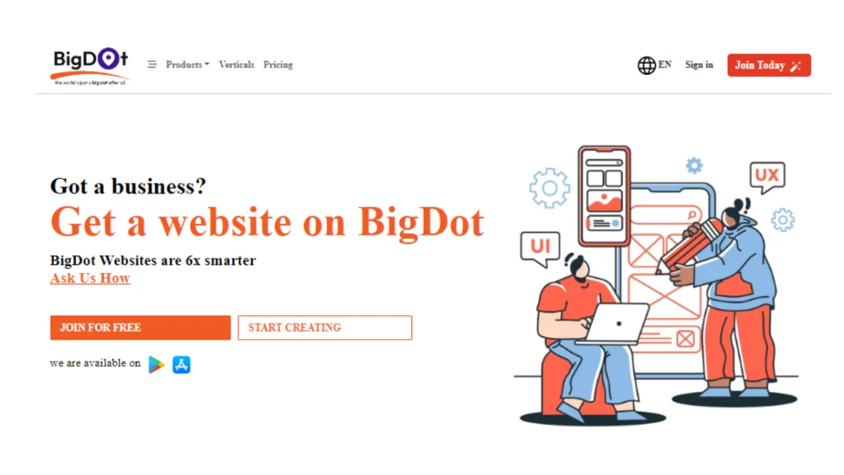 How to Create Your Free Website with BigDot